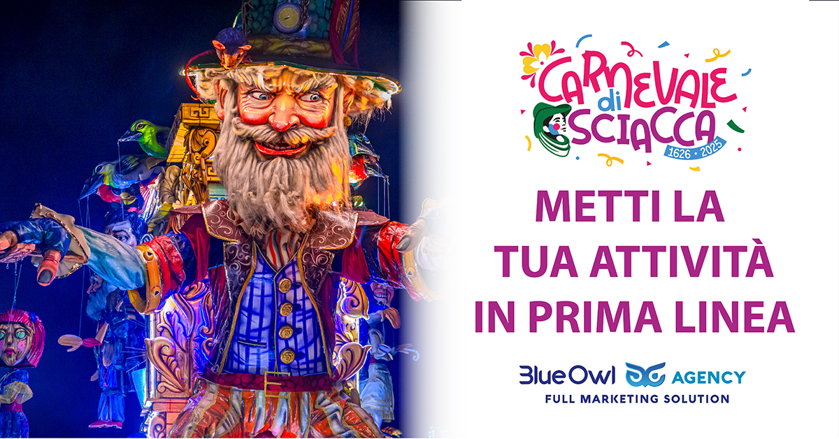 Carnevale di Sciacca 2025: metti la tua attività in prima linea durante l'evento più atteso dell’anno