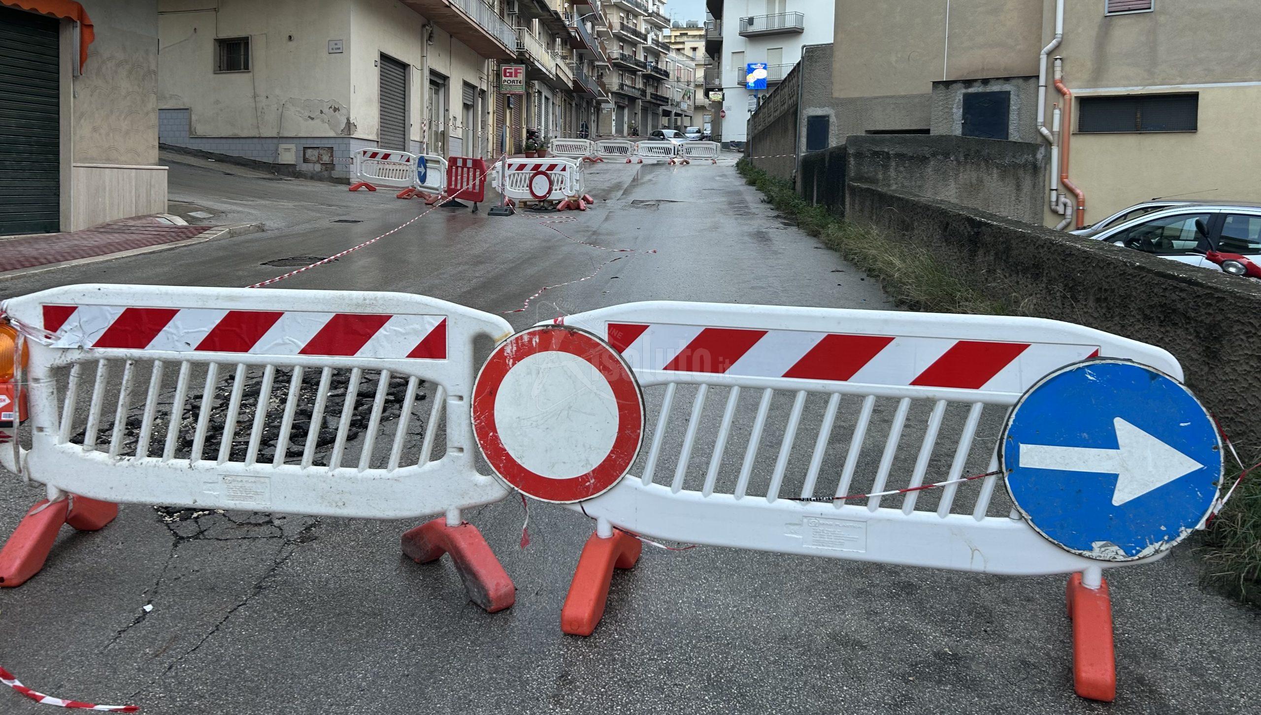 Il sindaco dispone sopralluogo in via Giotto per programmare l’inizio dei lavori