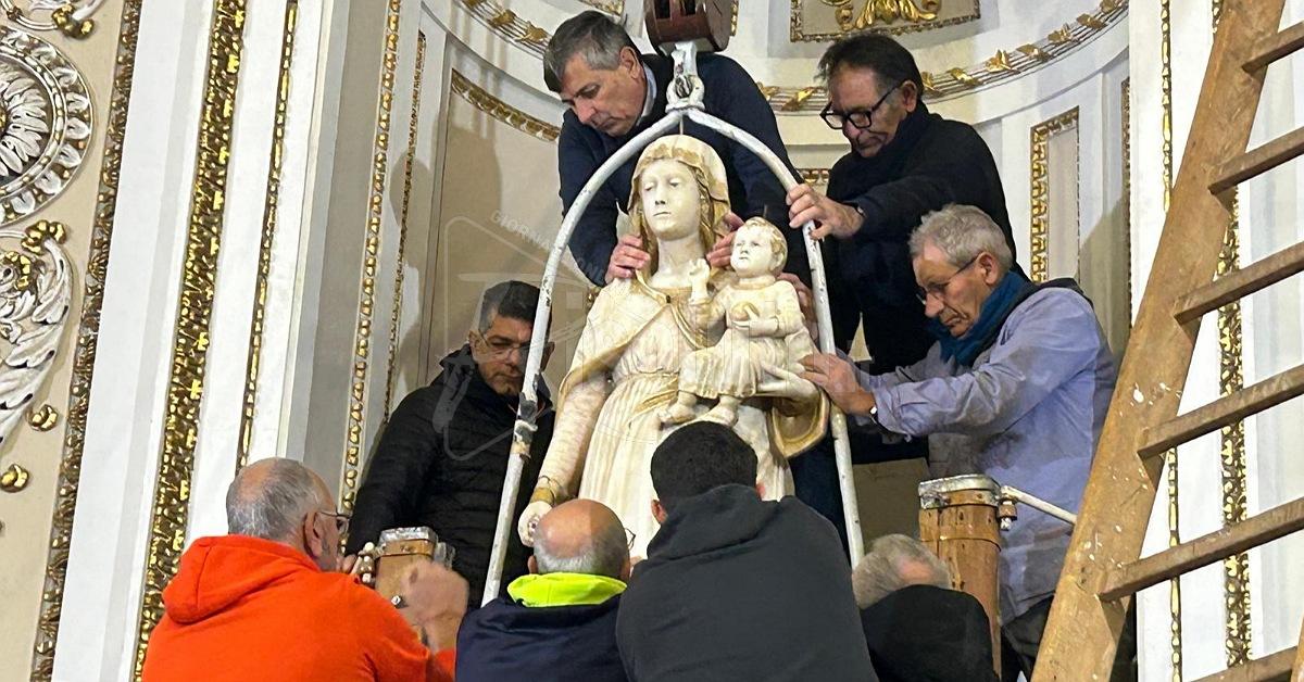 Duecento "Sciacchitani d'America" alla processione della Madonna del Soccorso (Video)