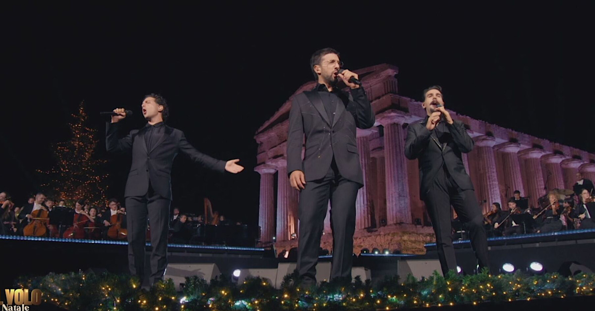 Il Volo da Agrigento vince la prima serata su Canale 5 con il 22,7% di share