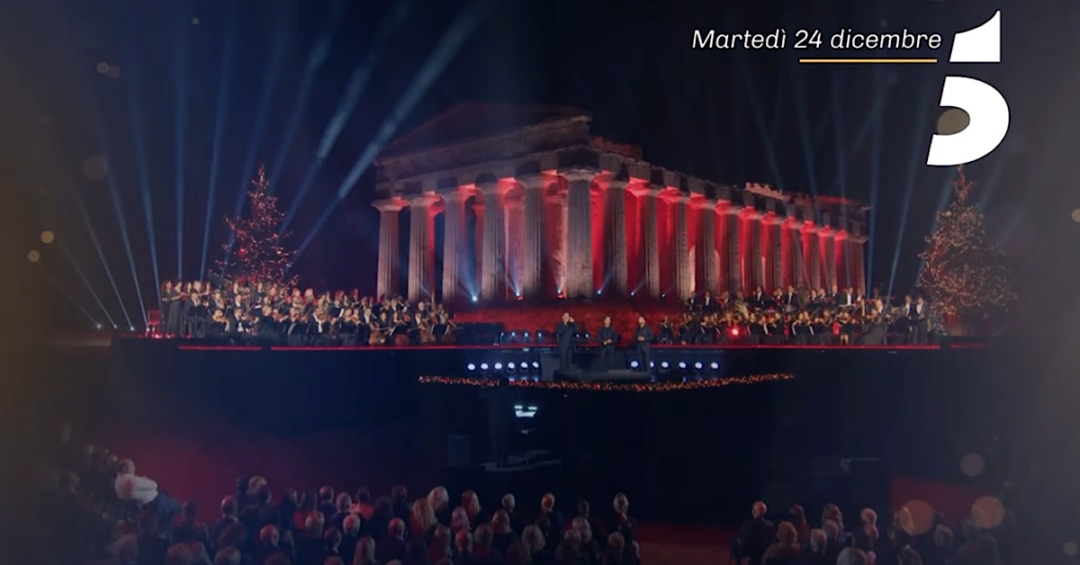 “Il Volo - Natale ad Agrigento”, la Valle dei templi in prima serata su Canale 5