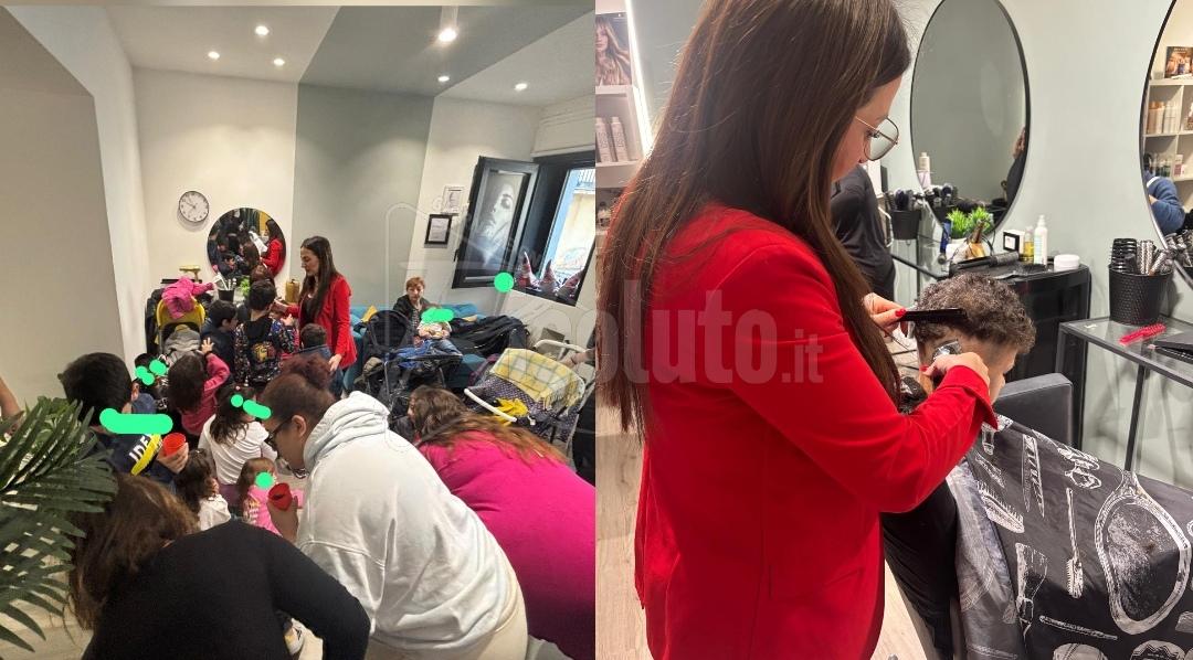 Solidarietà per Freedom, taglio di capelli gratis