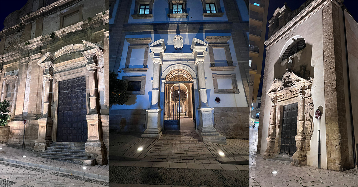 Sciacca più bella con la nuova illuminazione artistica in centro (Video)