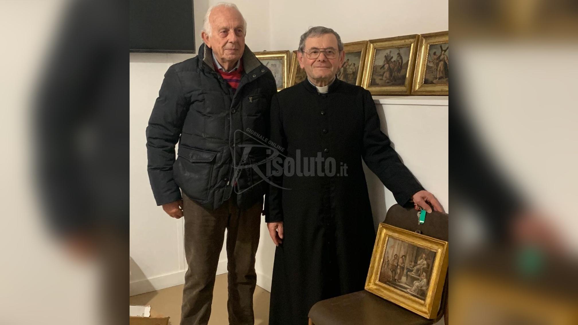 Restaurata la Via Crucis di Tommaso Rossi della Basilica della Madonna del Soccorso