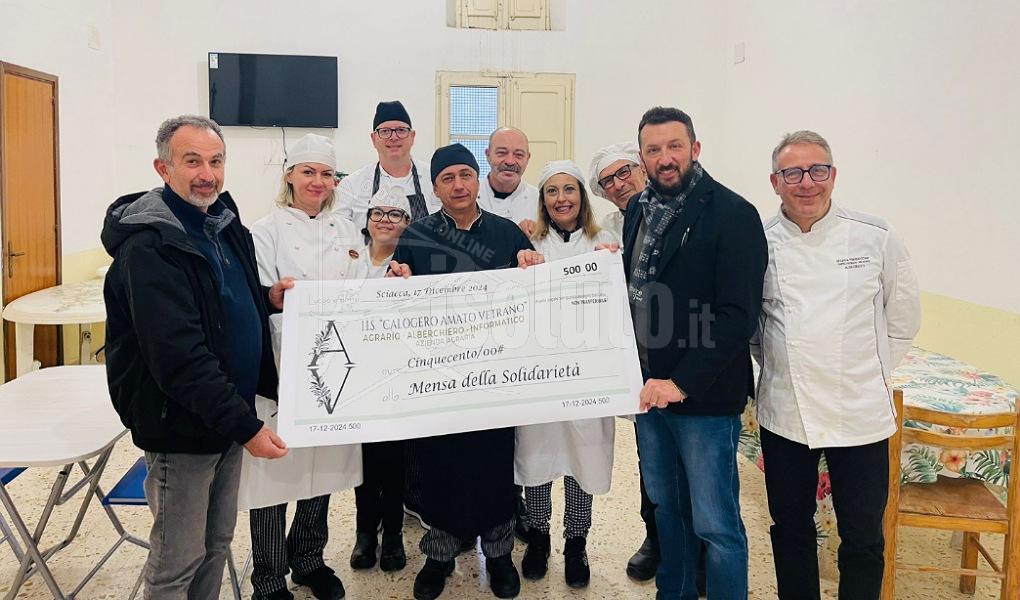 L’Istituto Amato Vetrano sostiene la Mensa della Solidarietà di Sciacca