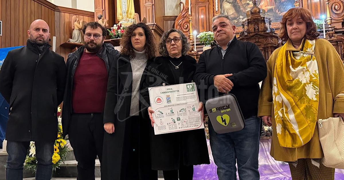 “Il dono di Paolo Nocilla”, defibrillatore allo Stazzone di Sciacca 