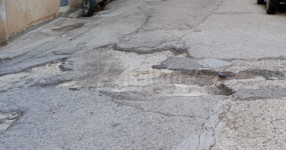 Strade al collasso a Sciacca, quattro anni di abbandono per via Messina