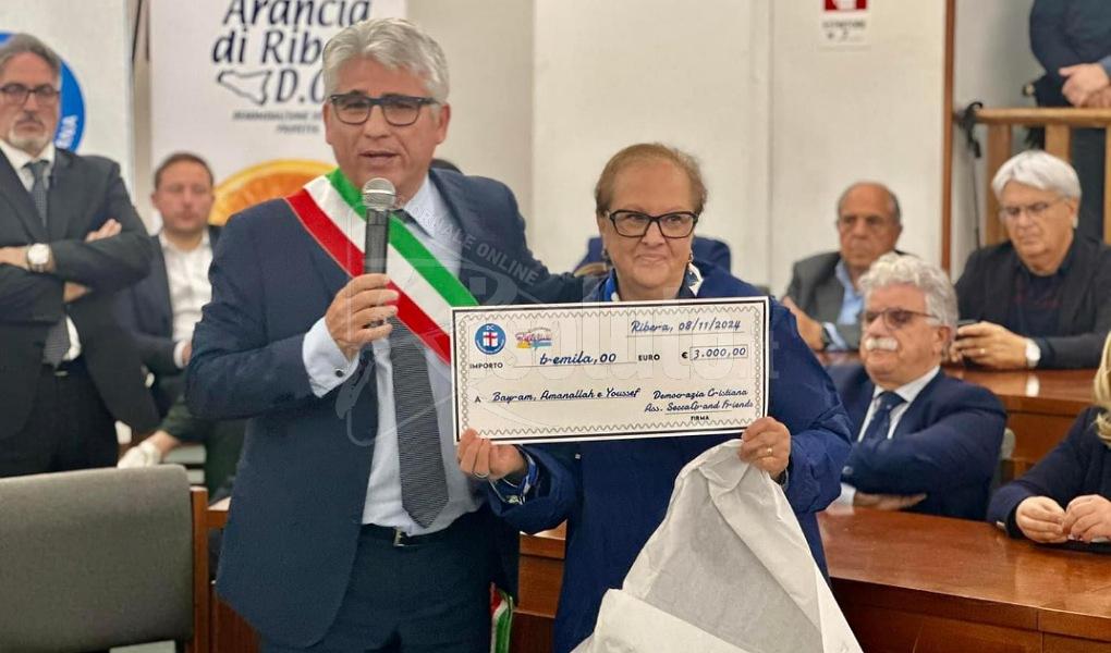 Festa dell'Amicizia di Ribera, premio ai 3 bimbi della coppia tunisina morti sulla Fondovalle