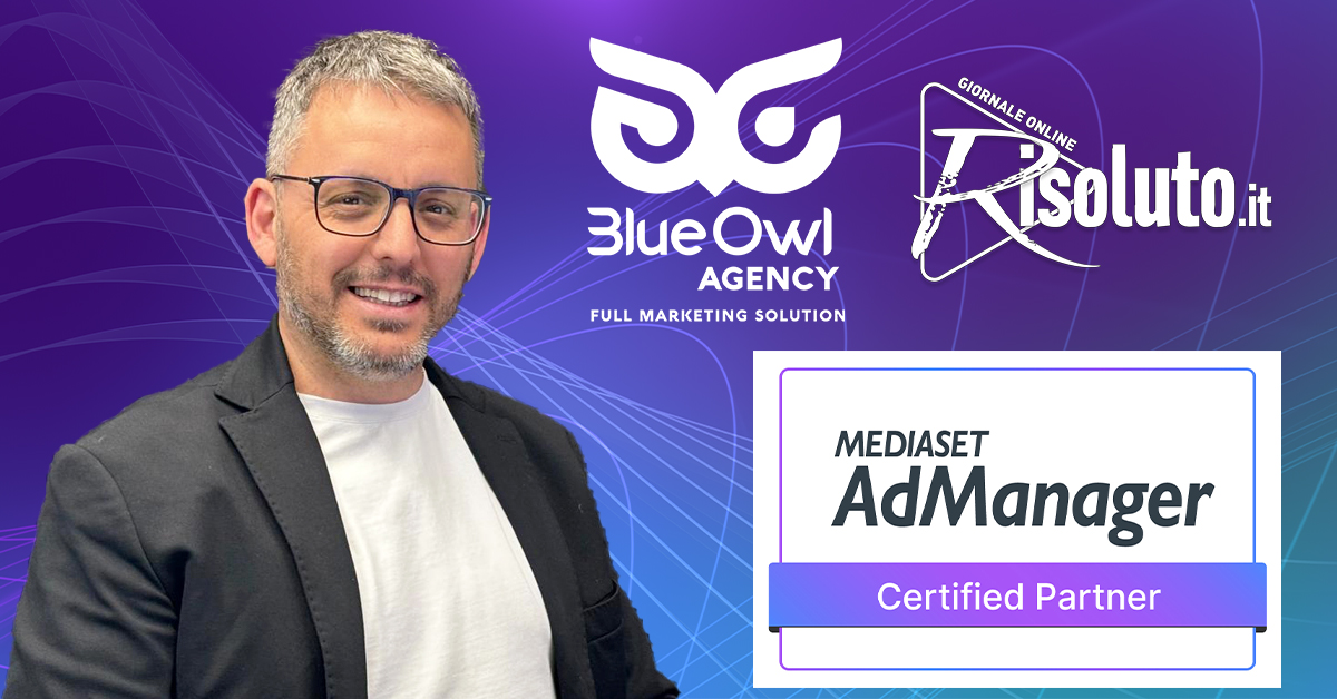 Blue Owl diventa agenzia partner certificata Mediaset AdManager: nuove opportunità pubblicitarie per le PMI dell'Agrigentino