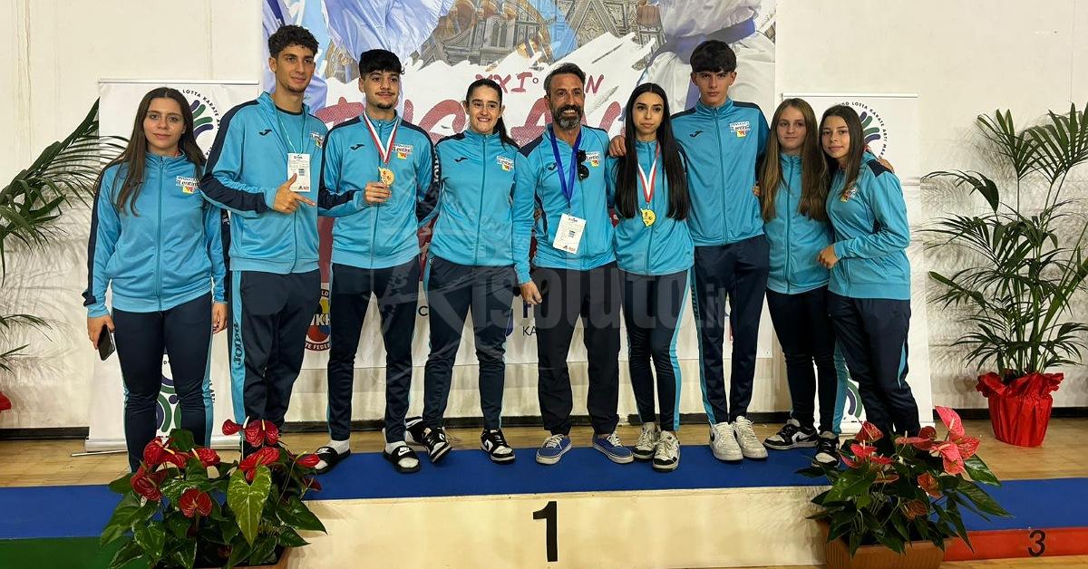 Ippon Karate Lentini trionfa alla 4° tappa Open League Follonica