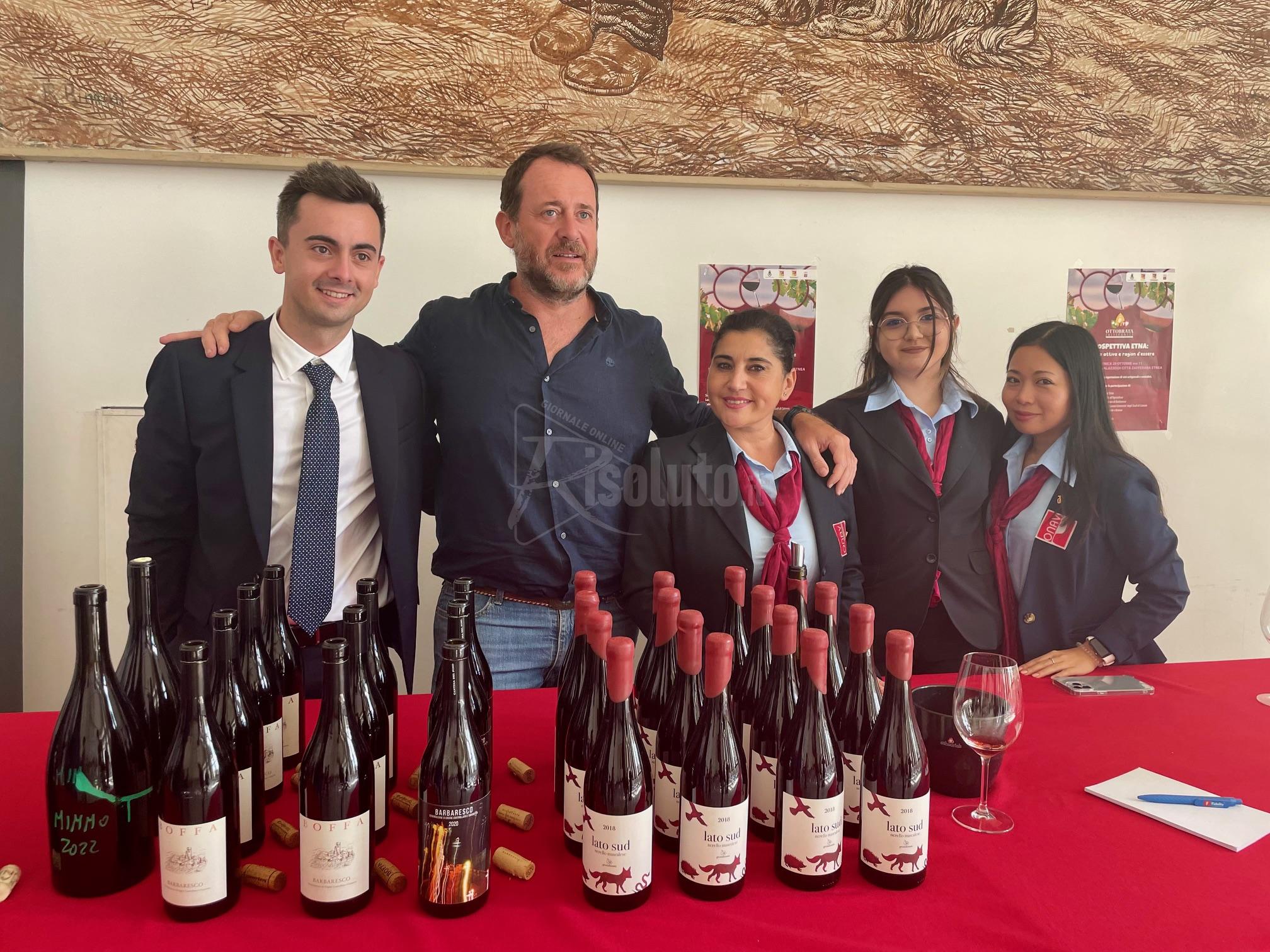 A Zafferana Etnea un convegno ed una degustazione con il Sindaco ed i vini Barolo