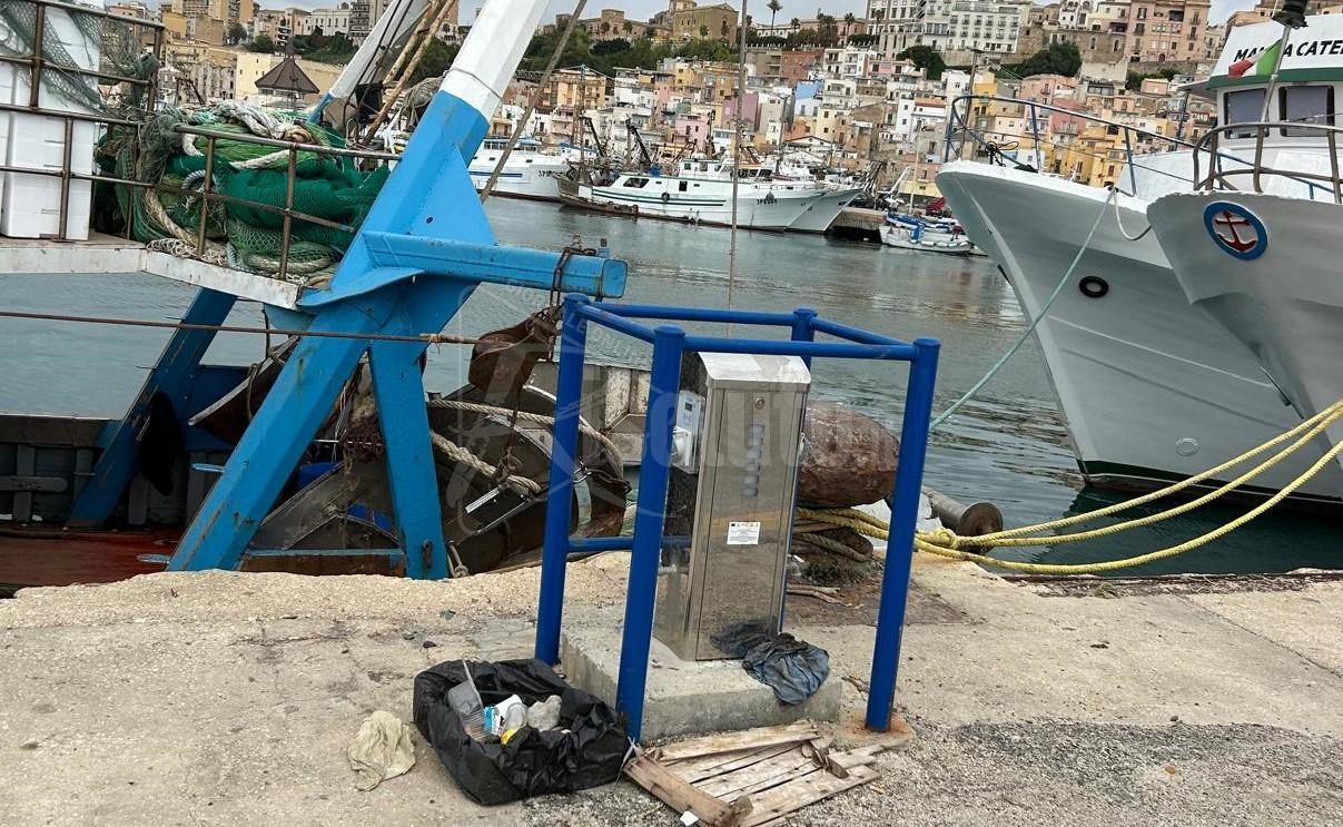 Per portare l'acqua ai pescherecci di Sciacca bisogna rifare un tratto di rete idrica
