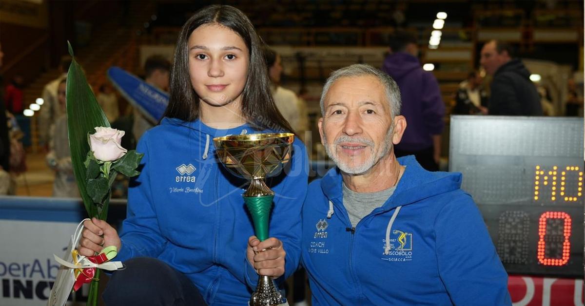L'Asd Discobolo Sciacca alla finale del Trofeo Coni 2024 con la campionessa regionale Vittoria Becchina