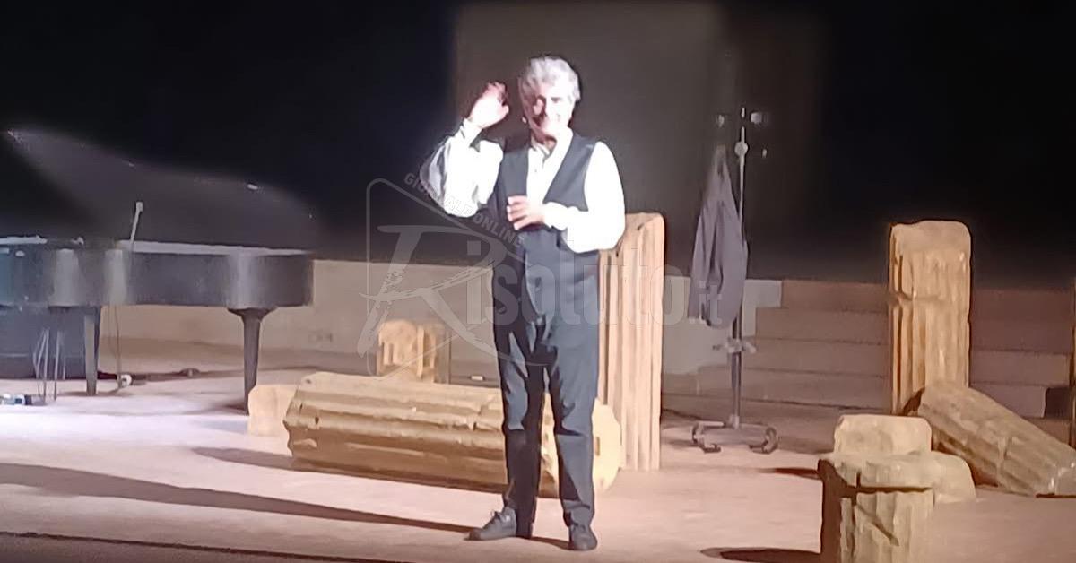 Successo a Menfi per la prima del Festival Pirandello con Jannuzzo