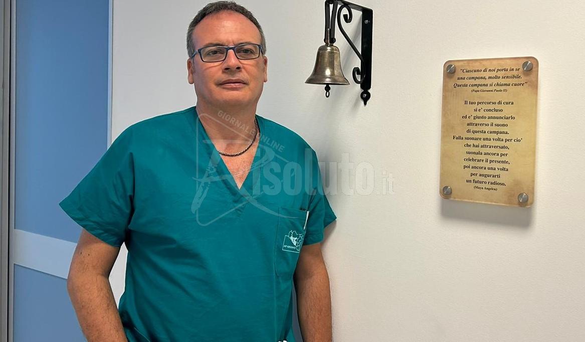 “Victory bell” in radioterapia ad Agrigento, campana al termine dei trattamenti salvavita