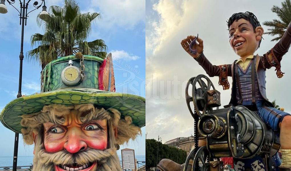 Carnevale estivo, collocate le installazioni in piazza Scandaliato