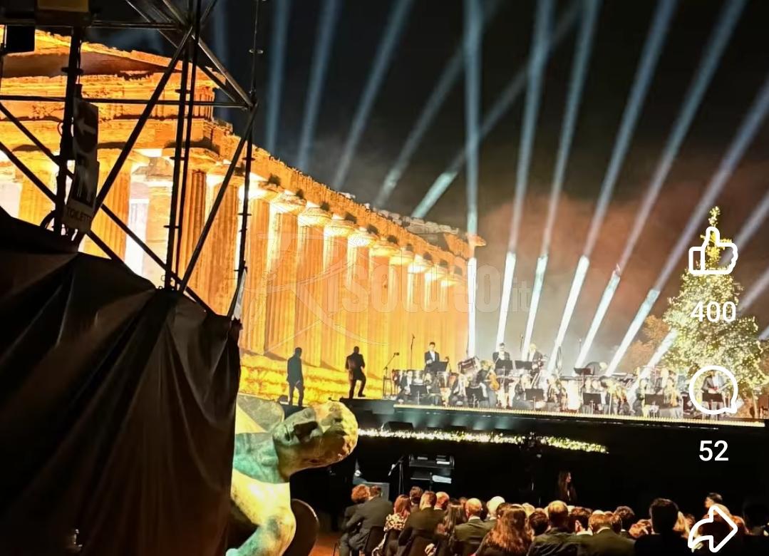 Ieri il primo concerto de "Il Volo" alla Valle dei Templi, stasera la replica
