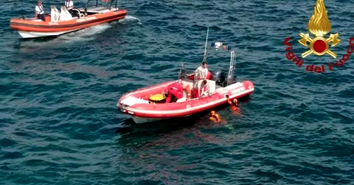 Riprese le ricerche dei dispersi in mare a Porticello