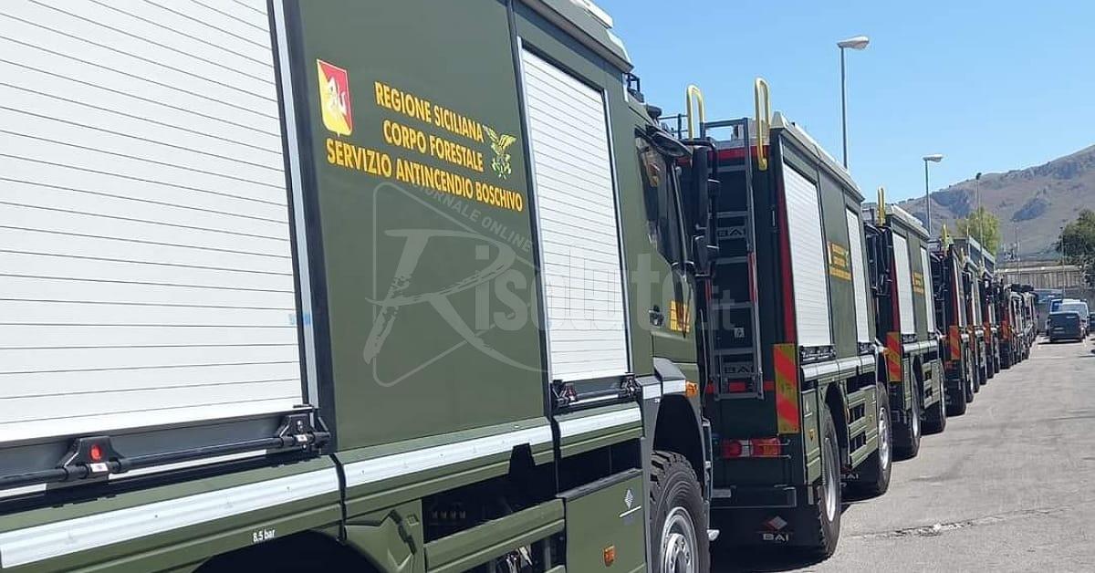 Per la crisi idrica in Sicilia arrivano anche le autobotti del Corpo Forestale