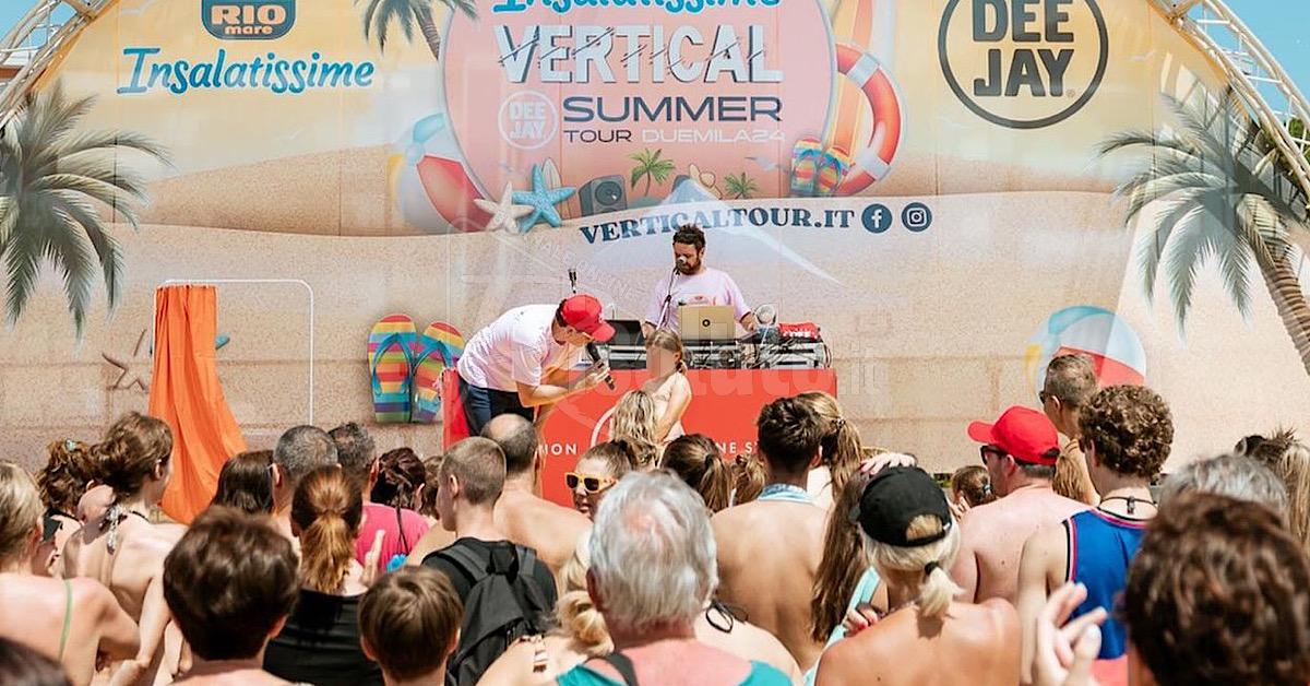 Successo per la prima giornata del "Vertical Summer Tour" a Sciacca con Radio Deejay