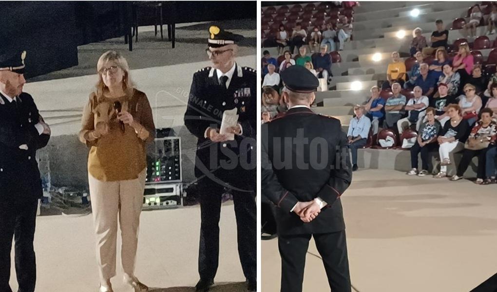 Come difendersi dalle truffe, nell'anfiteatro di  Montevago carabinieri incontrano gli anziani