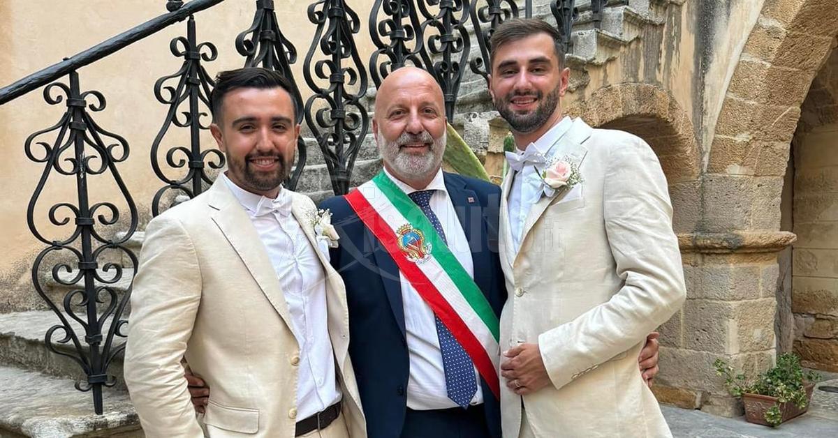 Dalla Florida a Sambuca, Vedran e Guglielmo si sposano nel Borgo più bello d'Italia