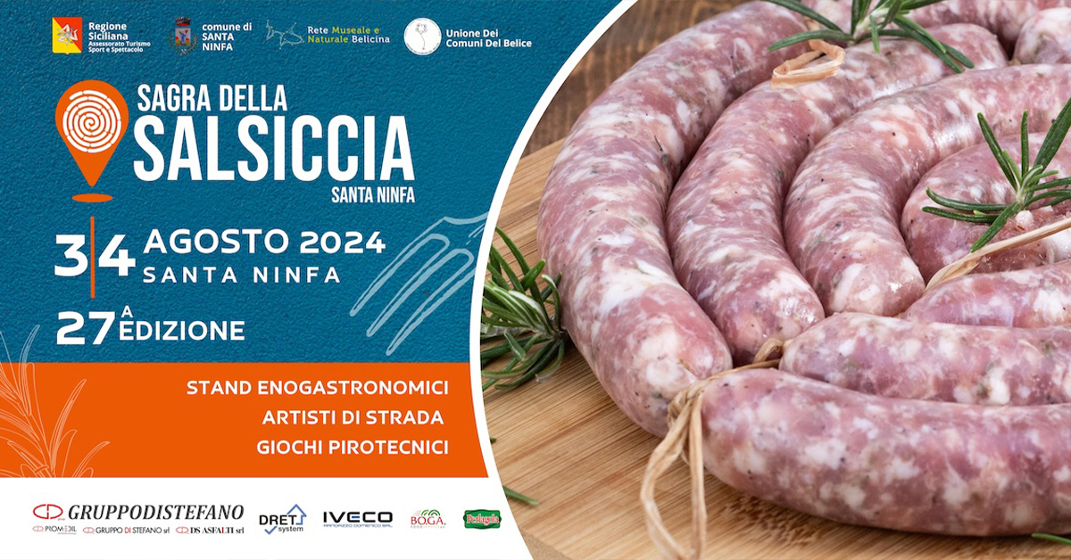 A Santa Ninfa la Sagra della Salsiccia: punti ristoro, musica e musei aperti