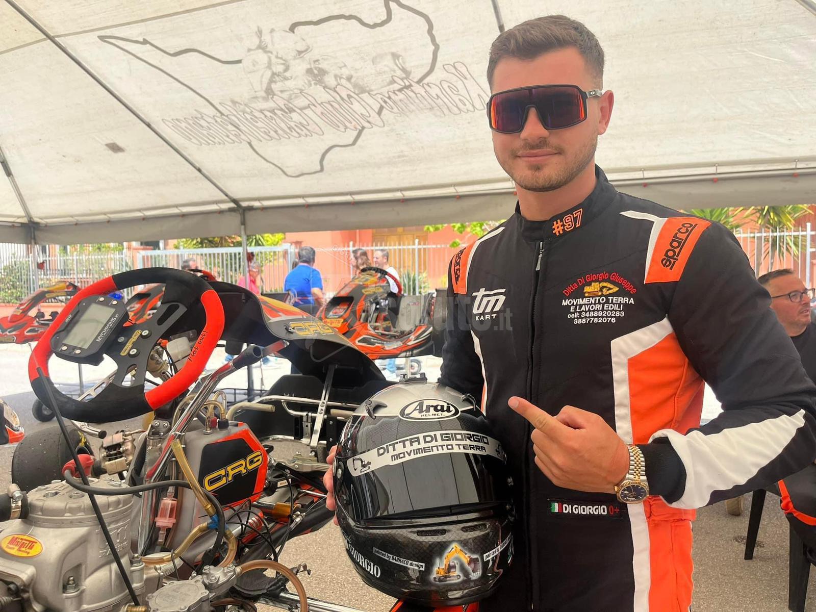 Kart, Carmelo Di Giorgio spinto dai riberesi nel memorial "Beppe Signorello" (Video)