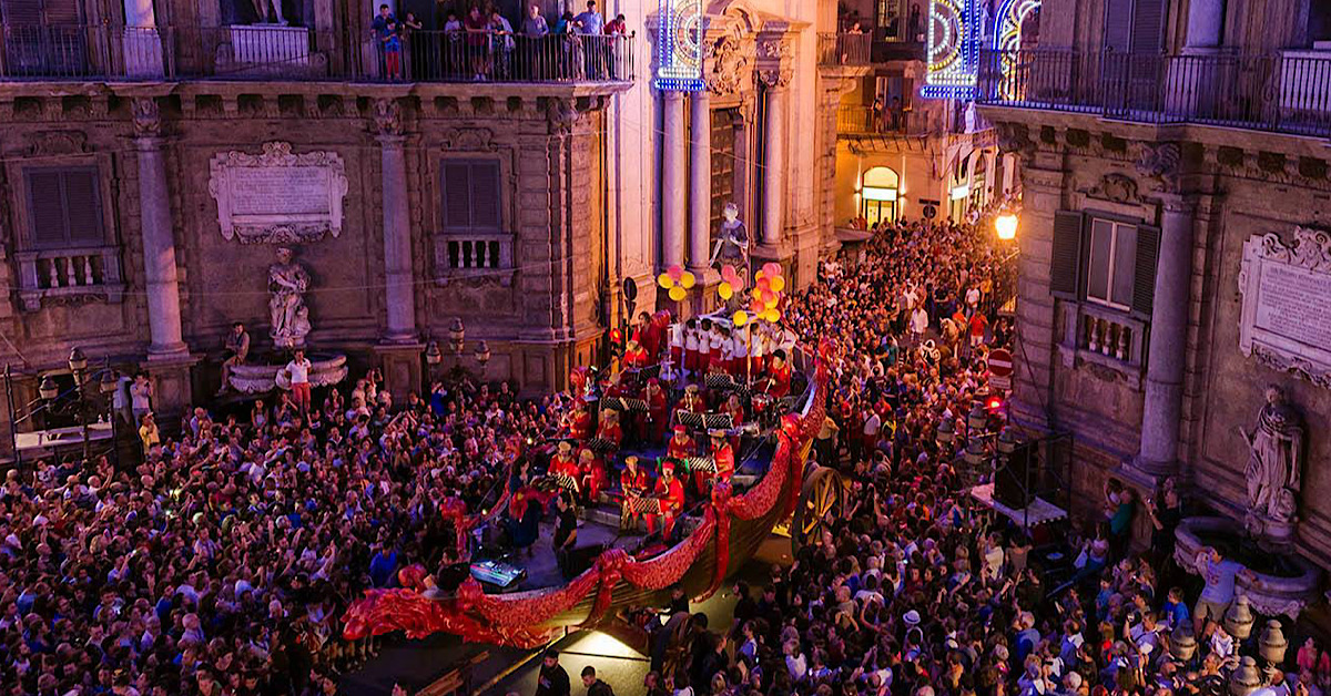 Palermo pronta per il 400° Festino di Santa Rosalia, attese oltre 600 mila persone