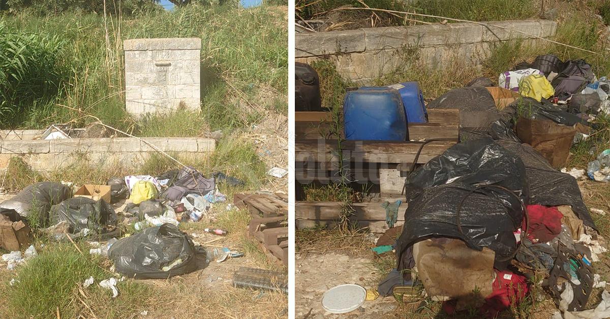 Ancora abbandono di rifiuti a Sciacca e le telecamere mobili restano spente