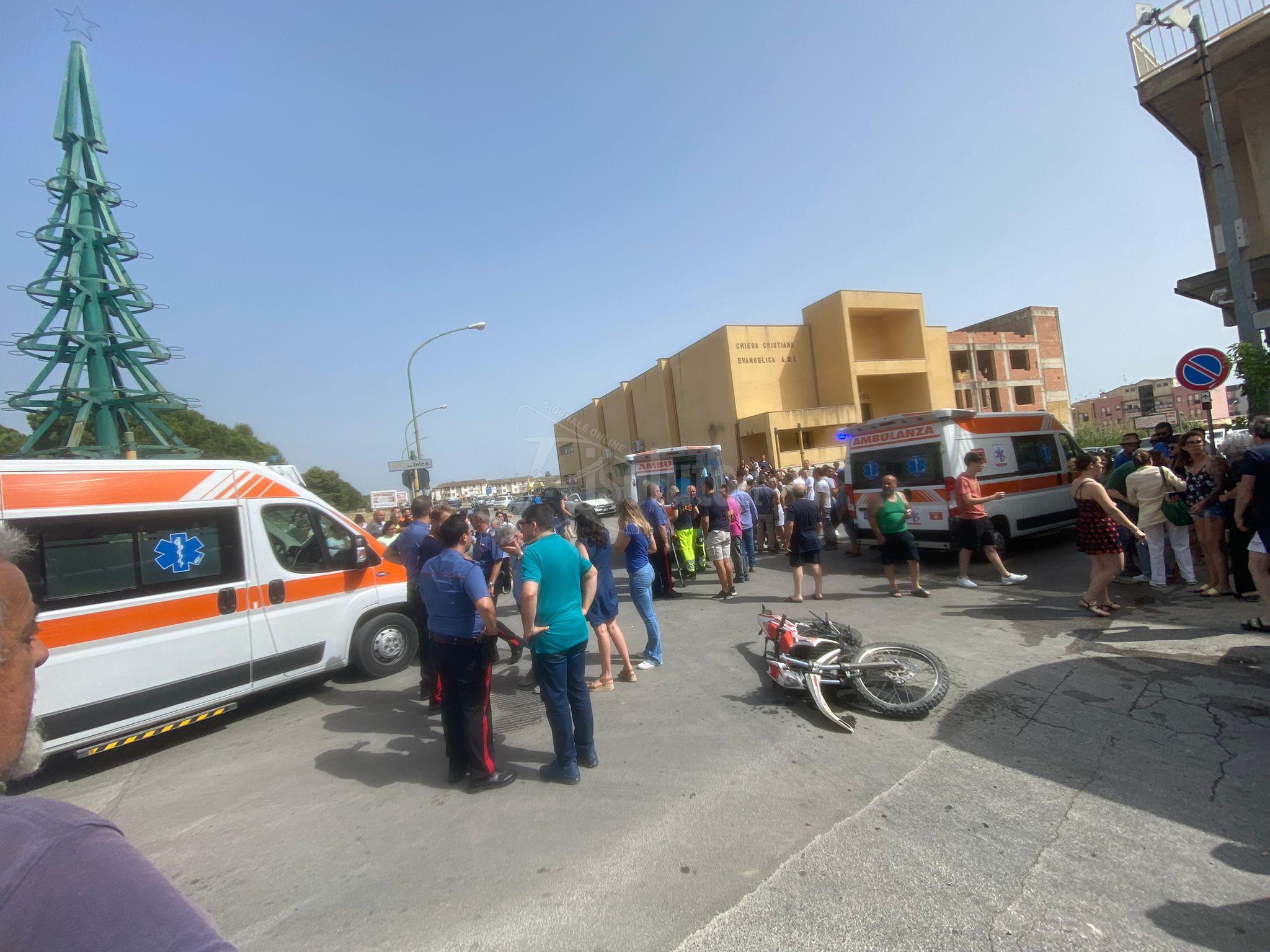 Incidente a Menfi, una delle 2 ragazze in elisoccorso a Caltanissetta