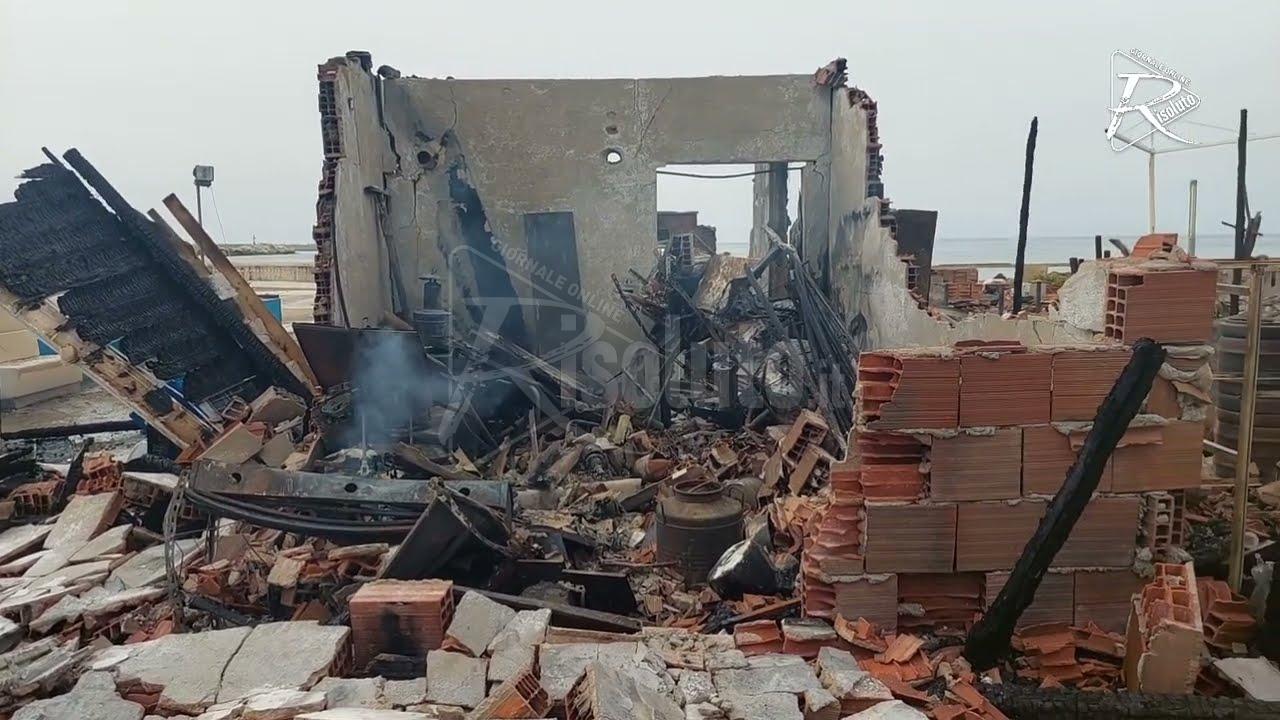 Incendio al ristorante "Al Porticello", riunione in Comune per piano di bonifica dell'area (Video)
