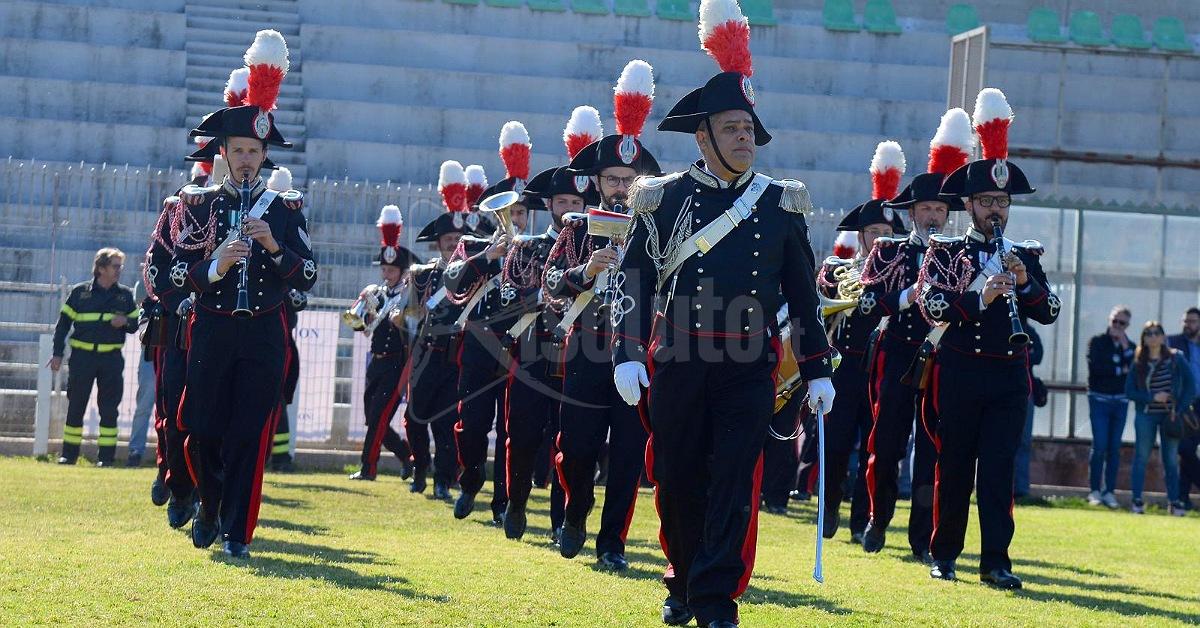 Anche la Fanfara dei Carabinieri di Palermo al "Gol del Cuore" di Sciacca (Video)