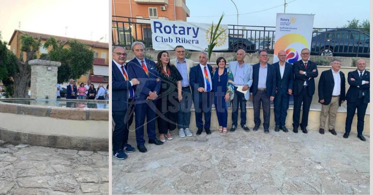 Restaurato l'abbeveratoio di corso Margherita a Ribera