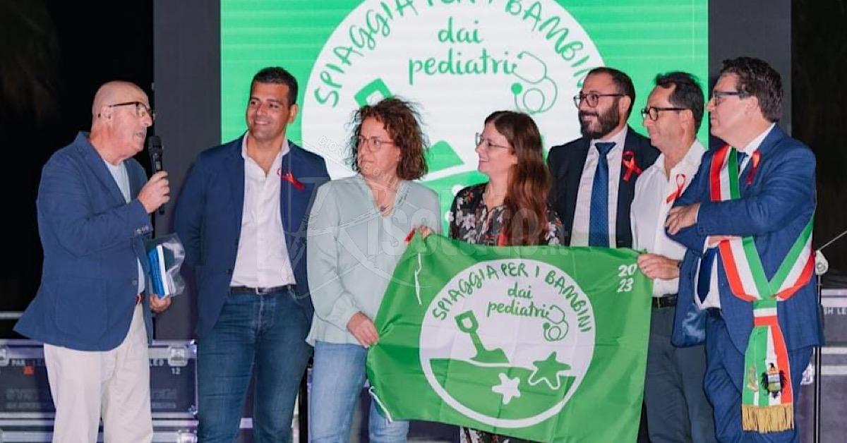 Menfi, Bandiera Verde dei pediatri per la spiaggia di Porto Palo