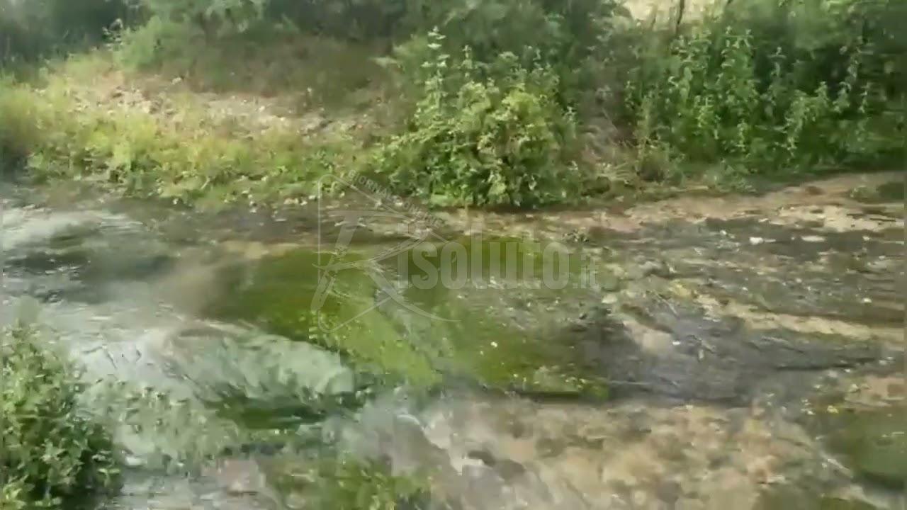 Dal fiume Sosio alla diga Gammauta 400 litri al secondo, il Comitato: "Perché non possiamo avere quest'acqua?" (Video)