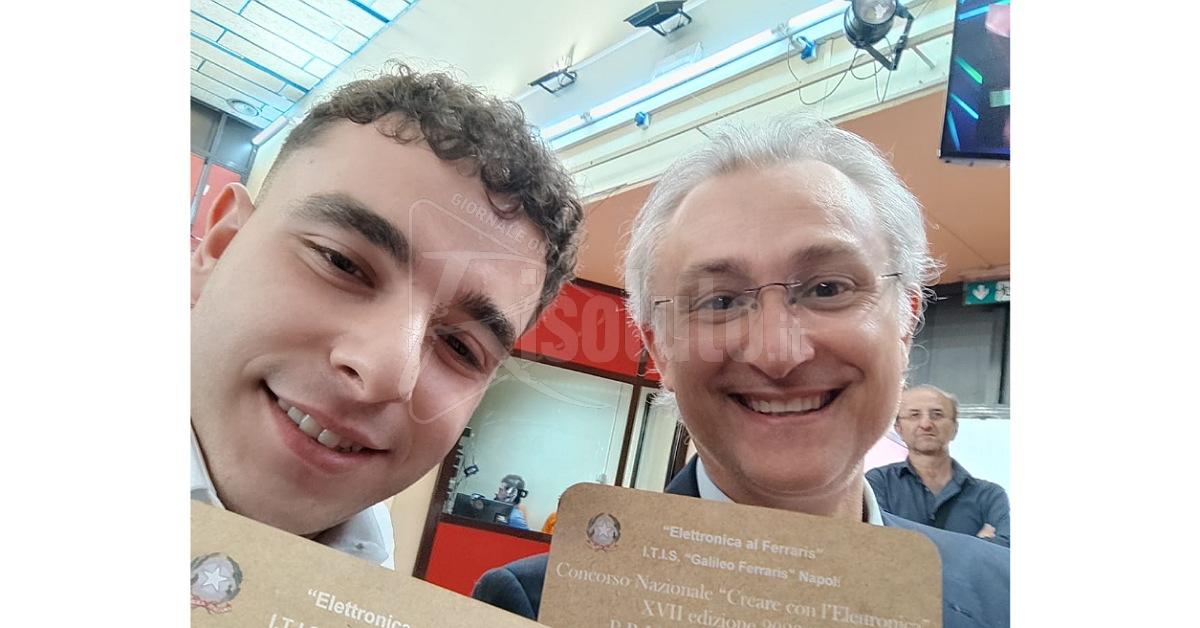 Concorso nazionale "Creare con l'elettronica", premio a Michele Gulino del "Don Michele Arena" (Video)