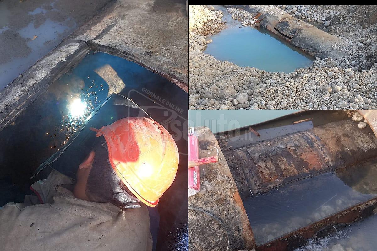 Arrivano 100 litri al secondo dal Gammauta al Castello, Ruvolo: "Buona partenza per irrigare"
