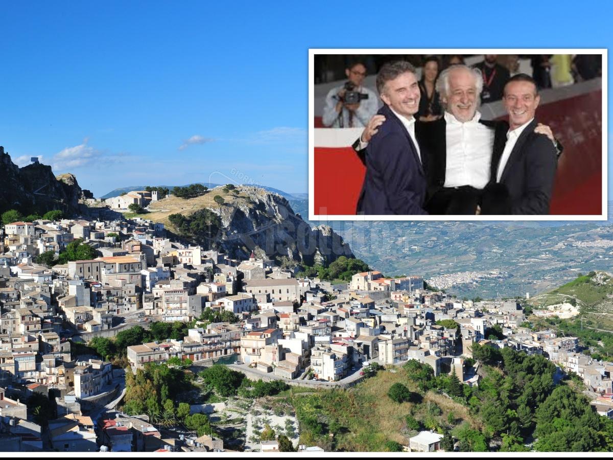 Caltabellotta set di un film con Ficarra e Picone e Toni Servillo