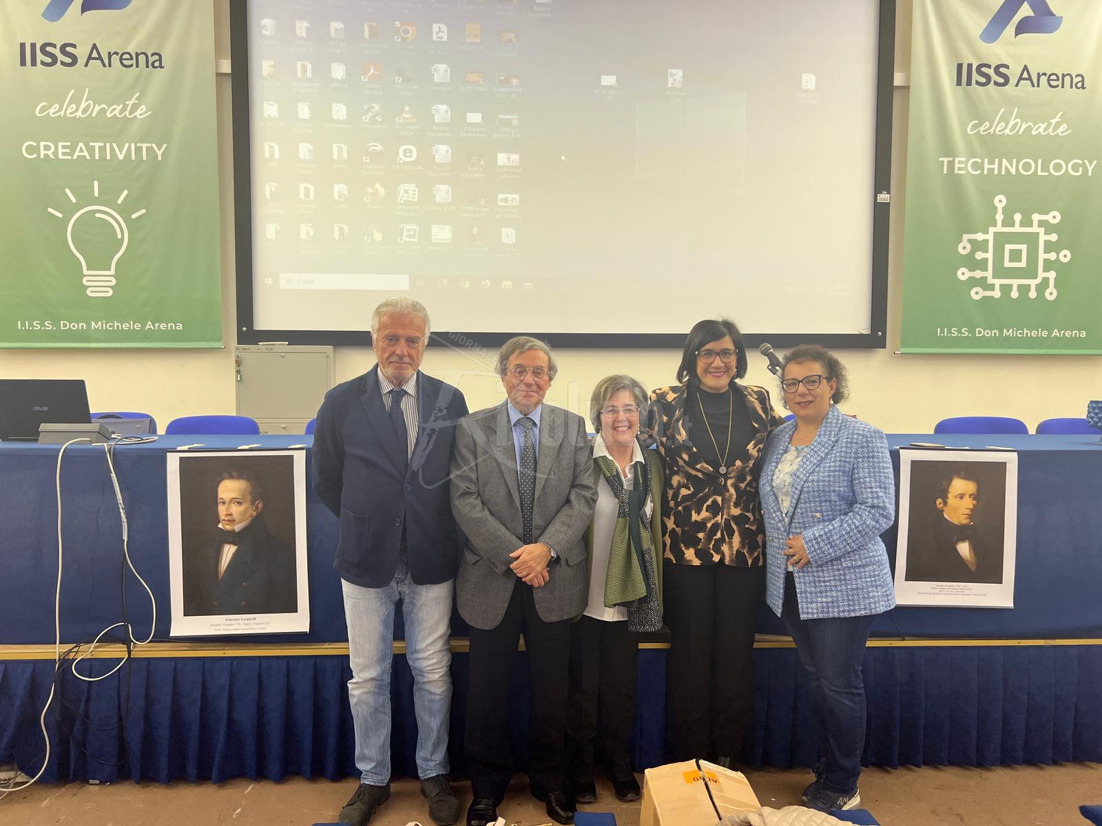 Lectio magistralis su Leopardi all'istituto "Don Michele Arena" di Sciacca