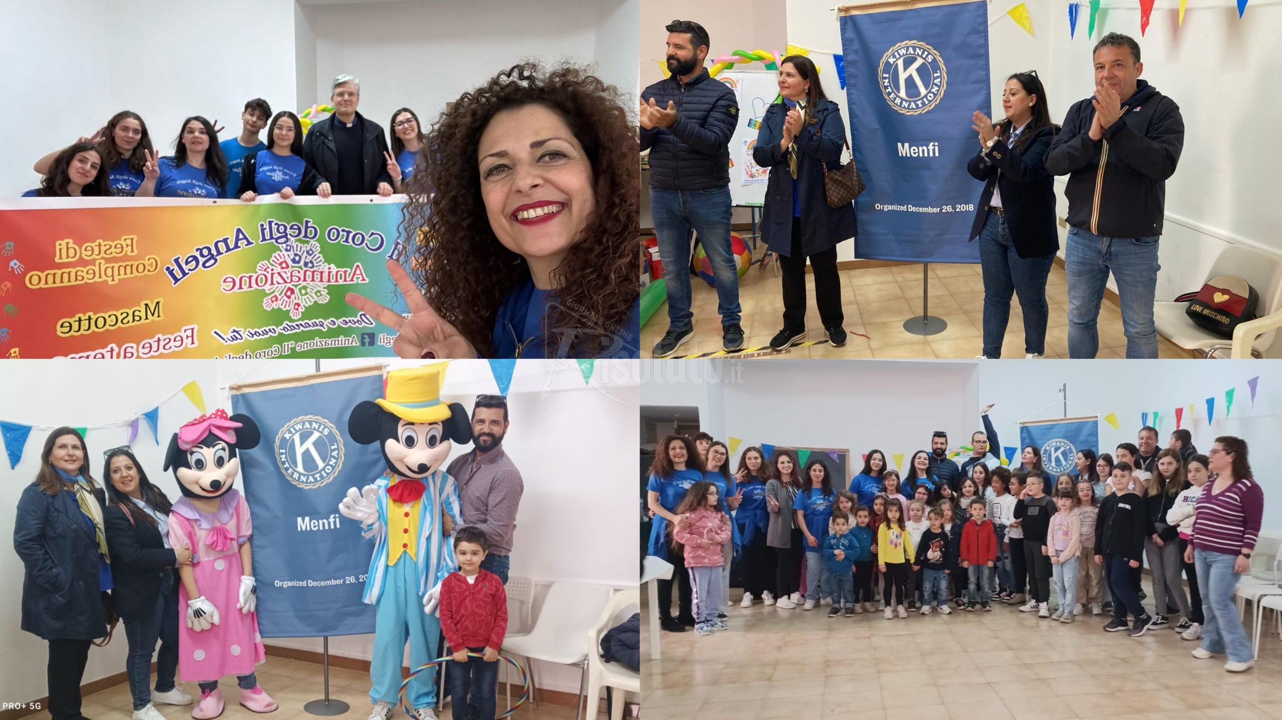 Kiwanis Club di Menfi e Coro degli Angeli, un arcobaleno di emozioni per i bambini