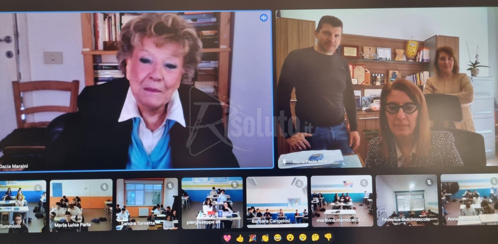 Dacia Maraini incontra gli alunni del Fermi di Sciacca
