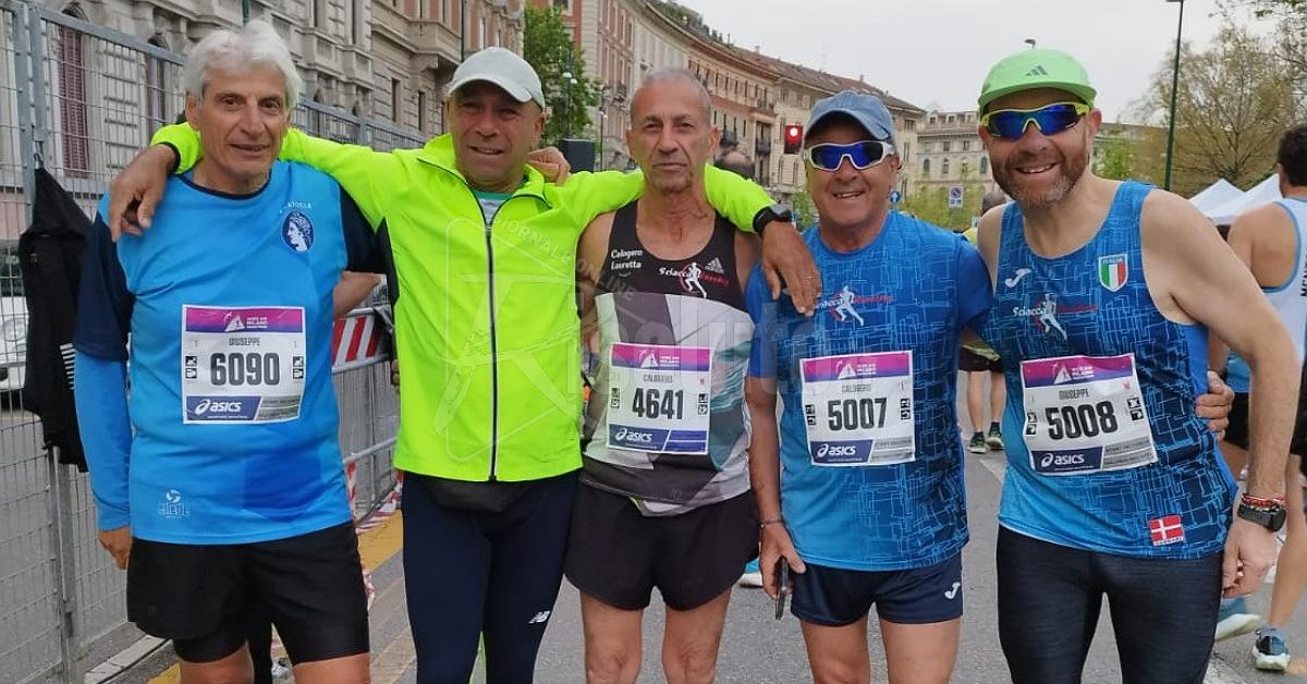 Quattro atleti di Sciacca alla Milano Marathon 2024