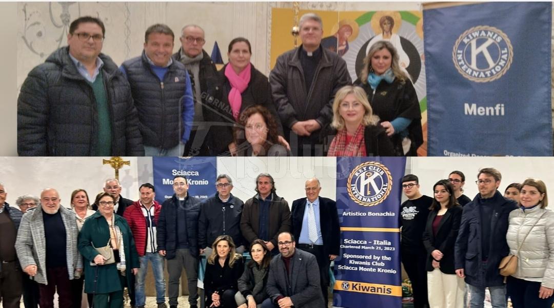 Solidarietà a Sciacca e Menfi, Kiwanis e Key Club Artistico in azione per la Settimana Santa