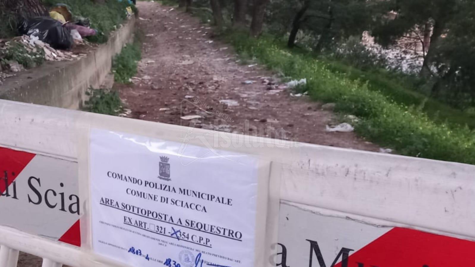 Troppi rifiuti, sequestrata l'area del Comune di Sciacca sottostante il mattatoio