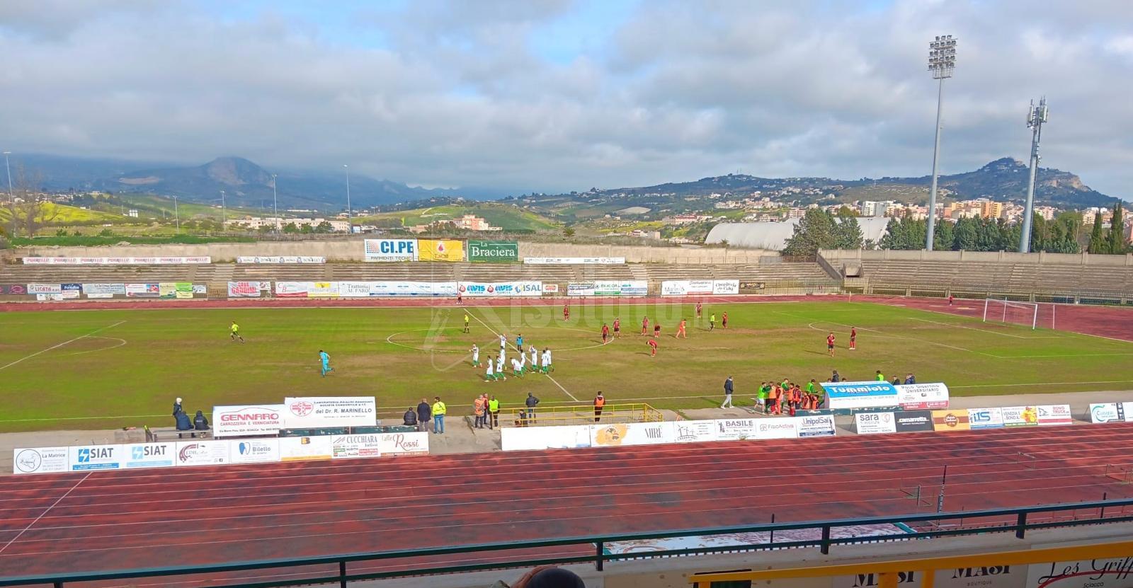 Sciacca a valanga, vittoria 3-0 con il Marineo