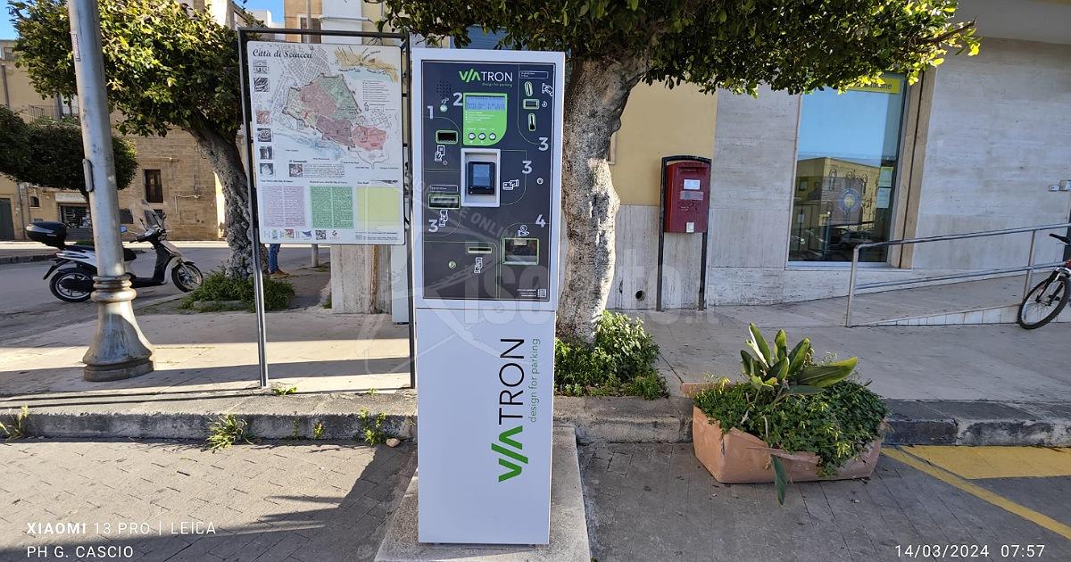 Arrivano le casse automatiche in piazza Rossi a Sciacca