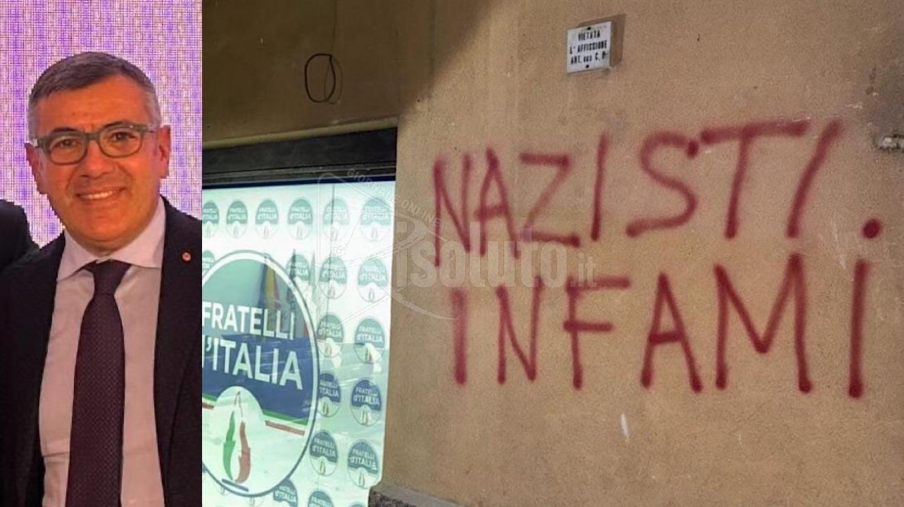 Scritte intimidatorie contro Fratelli d’Italia, Di Caro: “Profonda indignazione”