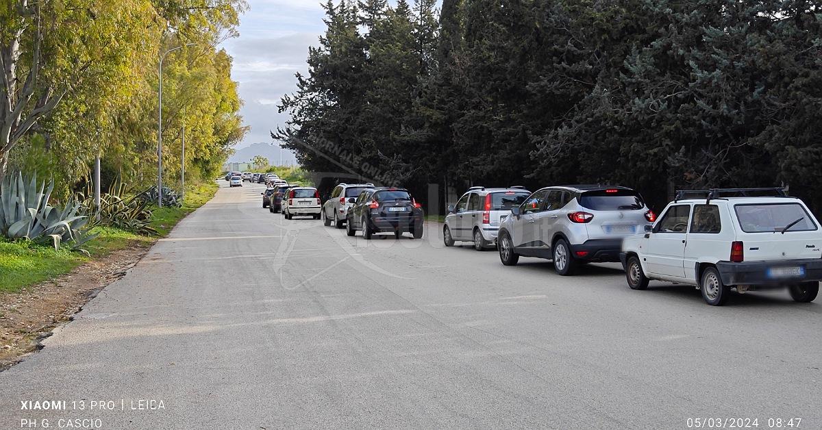Chiusa anche la statale 115 per i lavori in via Pompei, traffico deviato alla Perriera