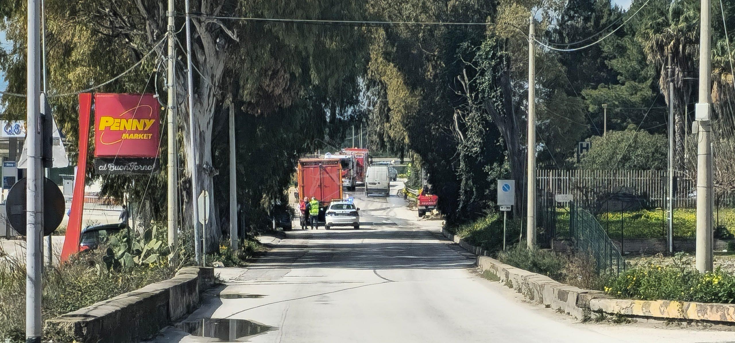 Lavori completati all’impianto di carburante, via Pompei e statale 115 riaperte al transito